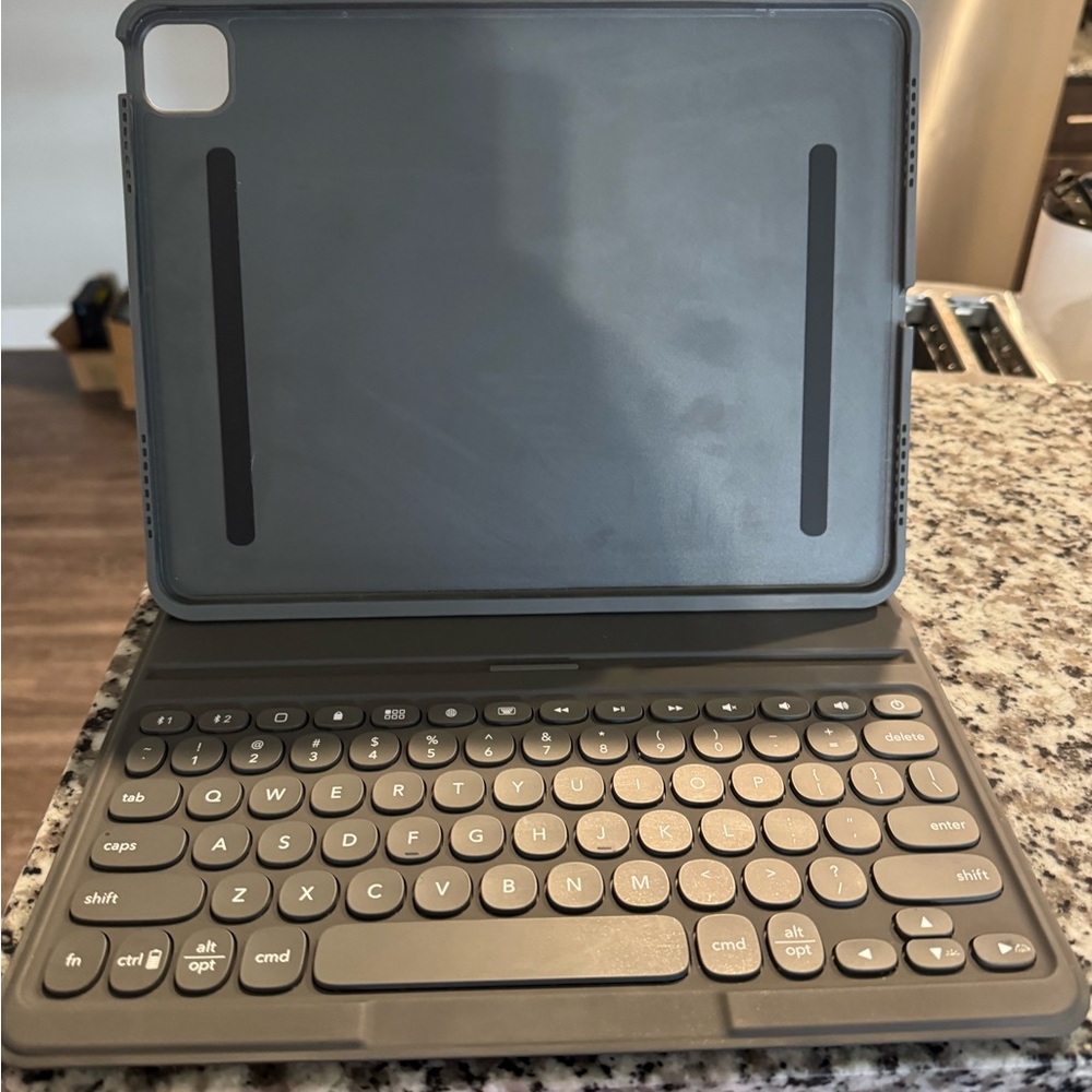 ZAGG Pro Keys Wireless Keyboard Case For iPad Pro 12.9" 6th/5th/4th Gen - Black